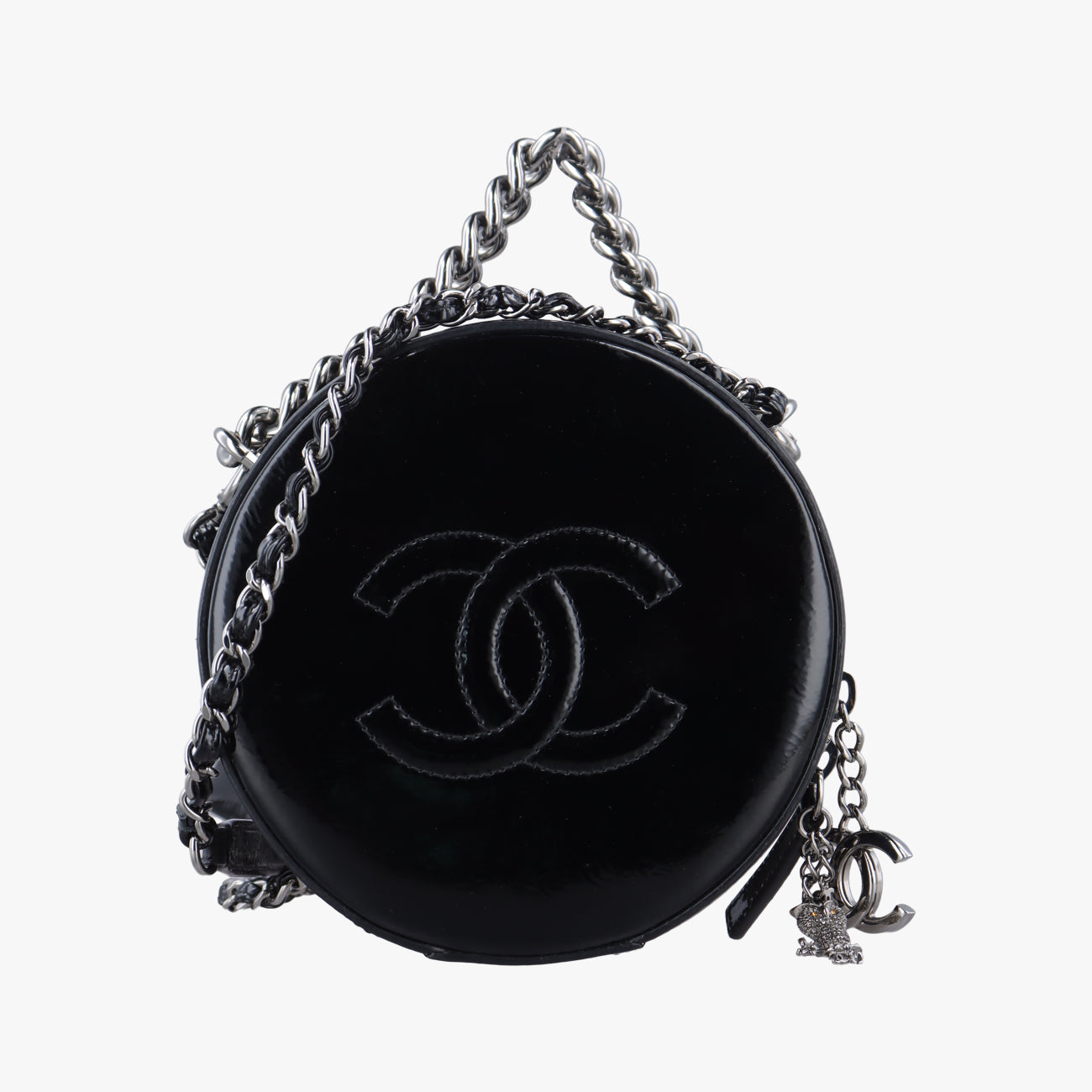Round As Earth Black Patent 26739238