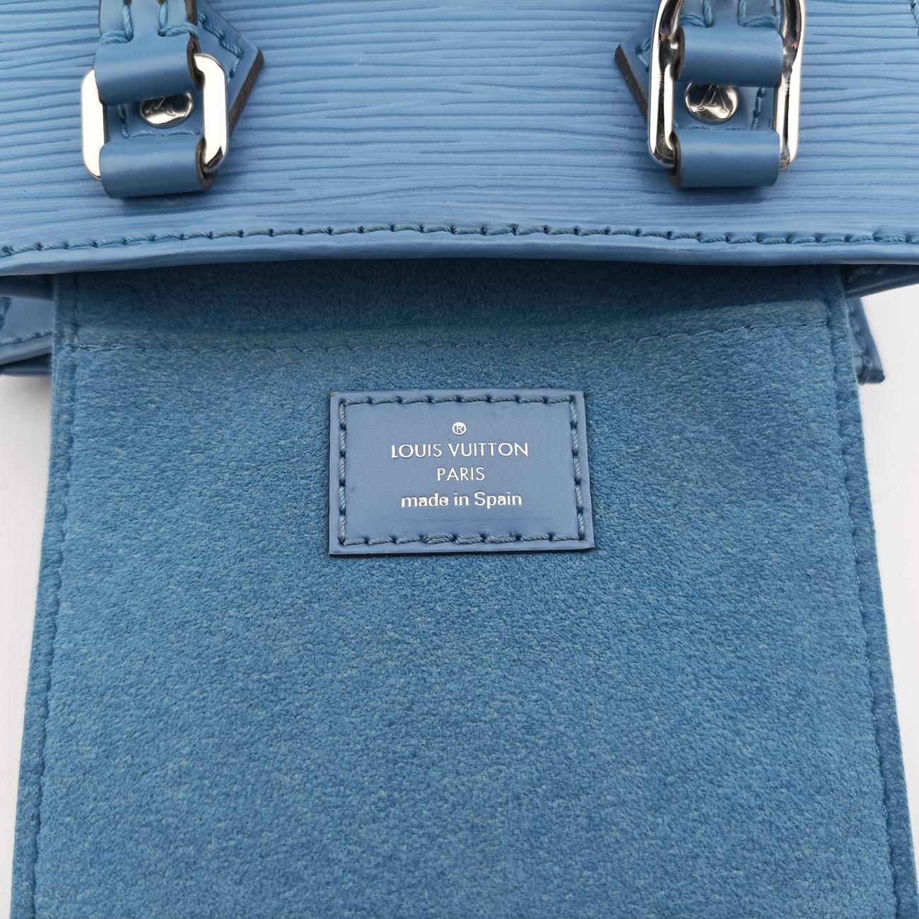 Petite Sac Plat BLEUET Epi CA0281