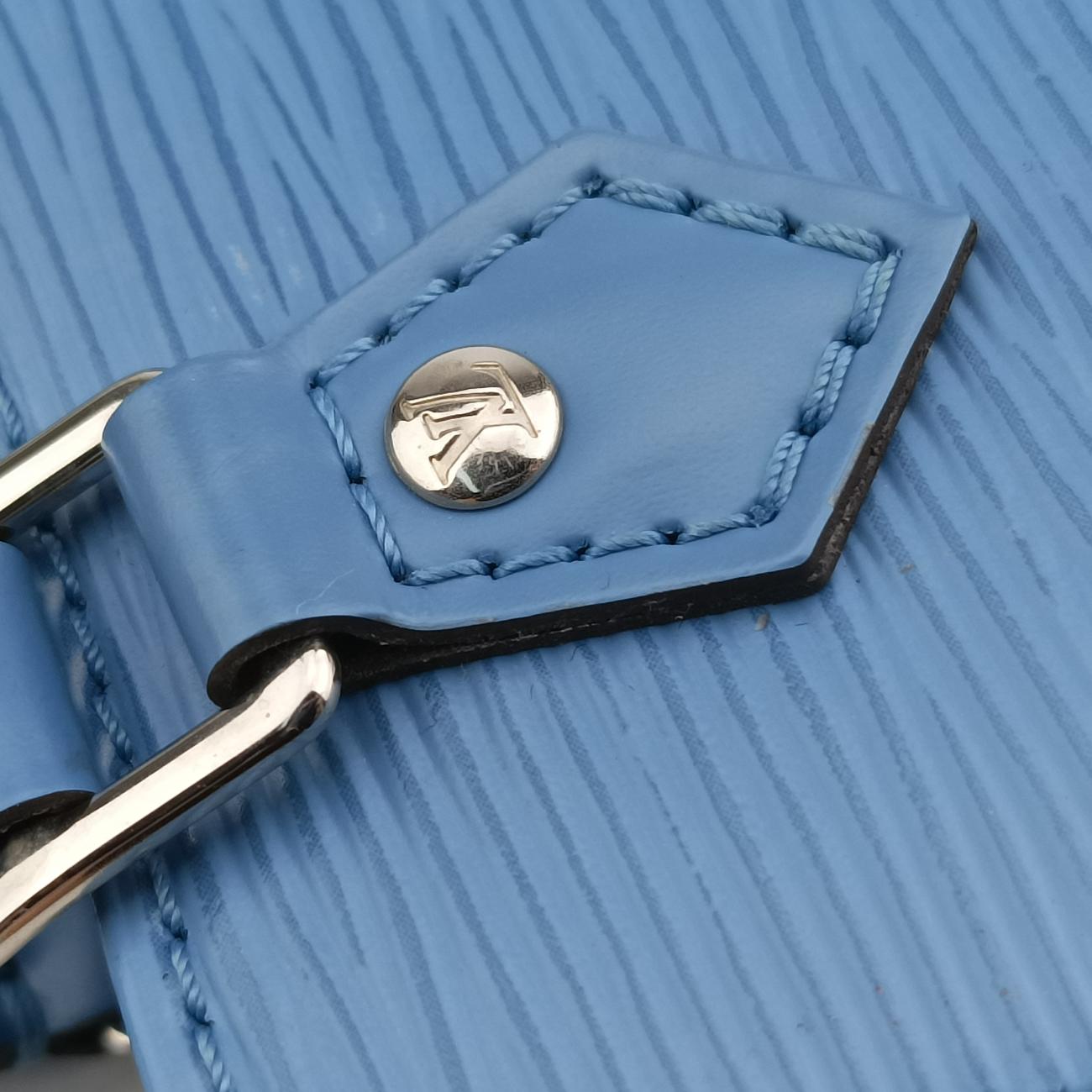 Petite Sac Plat BLEUET Epi CA0281
