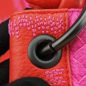 Intrecciato Orange×Pink lambskin B00268622W