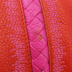 Intrecciato Orange×Pink lambskin B00268622W
