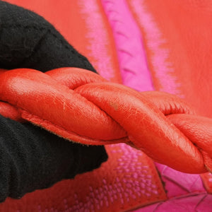 Intrecciato Orange×Pink lambskin B00268622W