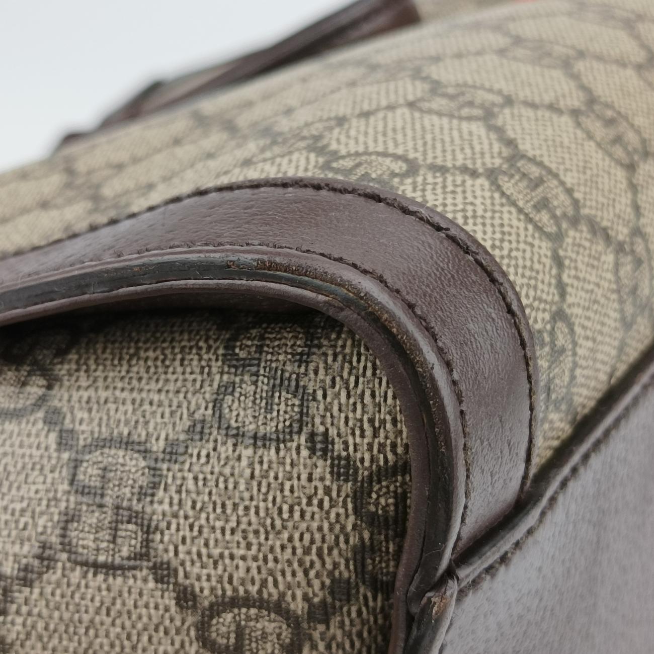 Ophidia Beige x Brown x Red x Green PVC coated canvas x leather H028197617