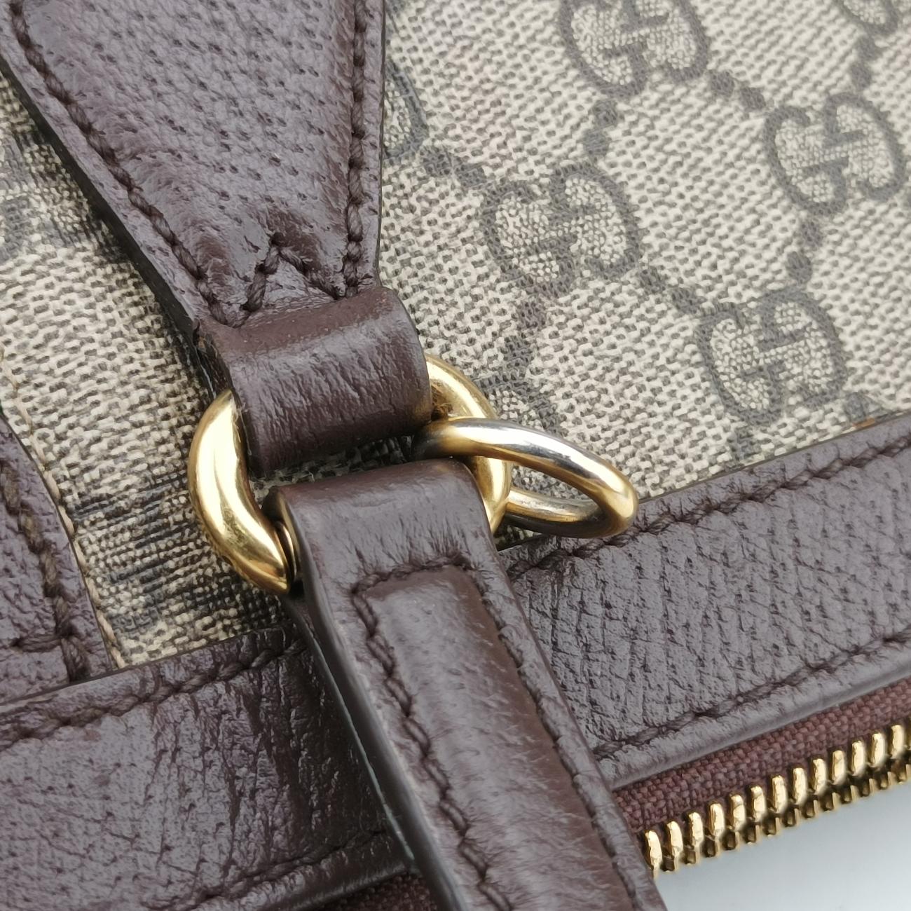 Ophidia Beige x Brown x Red x Green PVC coated canvas x leather H028197617