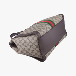 Ophidia Beige x Brown x Red x Green PVC coated canvas x leather H028197617