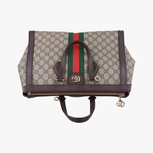 Ophidia Beige x Brown x Red x Green PVC coated canvas x leather H028197617