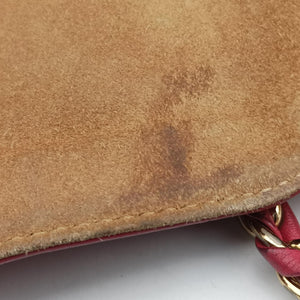 Pequin Embossed Striped Claudia Red Leather 8BT204-F00 129-2566