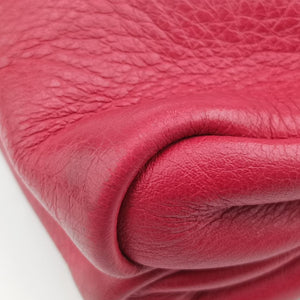 Pequin Embossed Striped Claudia Red Leather 8BT204-F00 129-2566