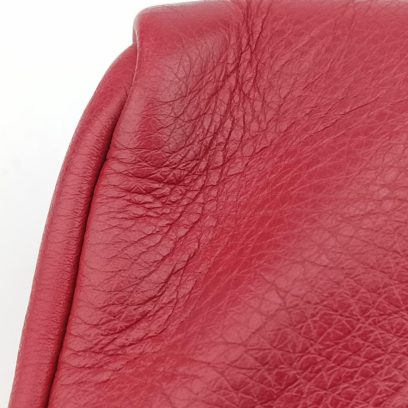 Pequin Embossed Striped Claudia Red Leather 8BT204-F00 129-2566