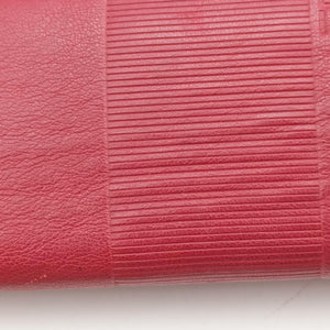 Pequin Embossed Striped Claudia Red Leather 8BT204-F00 129-2566
