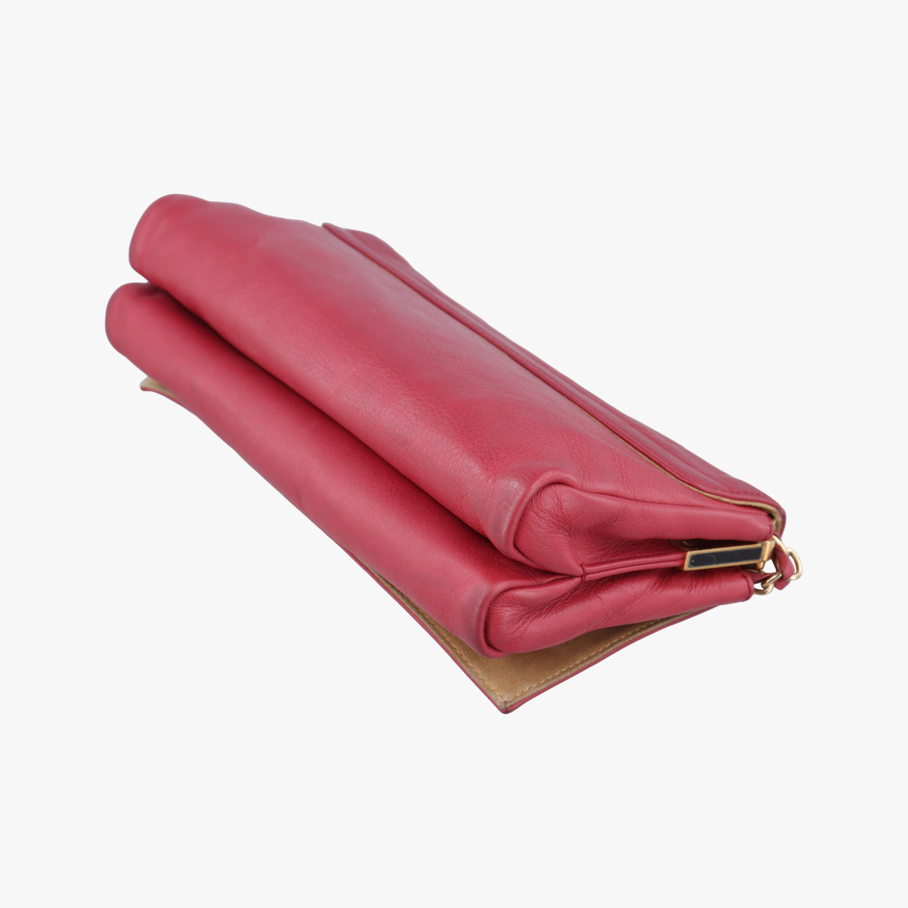 Pequin Embossed Striped Claudia Red Leather 8BT204-F00 129-2566