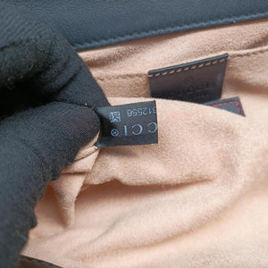 Padlock Black Leather B021312556