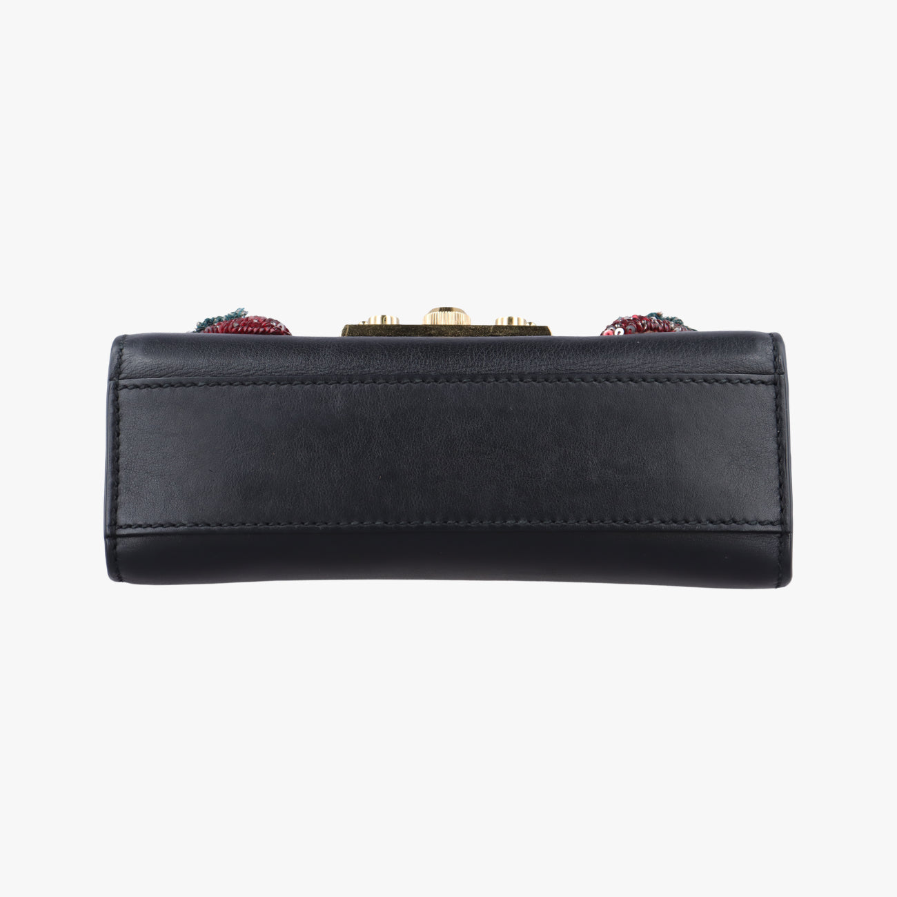 Padlock Black Leather B021312556