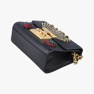 Padlock Black Leather B021312556