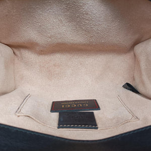 Padlock Black Leather B021312556