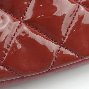 Crown CC Double Zip Bordeaux Patent×Leather 20501866