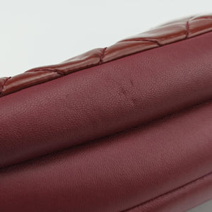 Crown CC Double Zip Bordeaux Patent×Leather 20501866