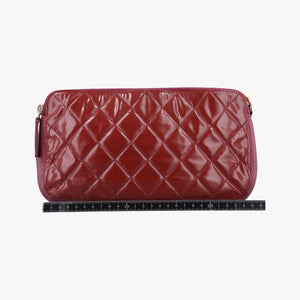 Crown CC Double Zip Bordeaux Patent×Leather 20501866