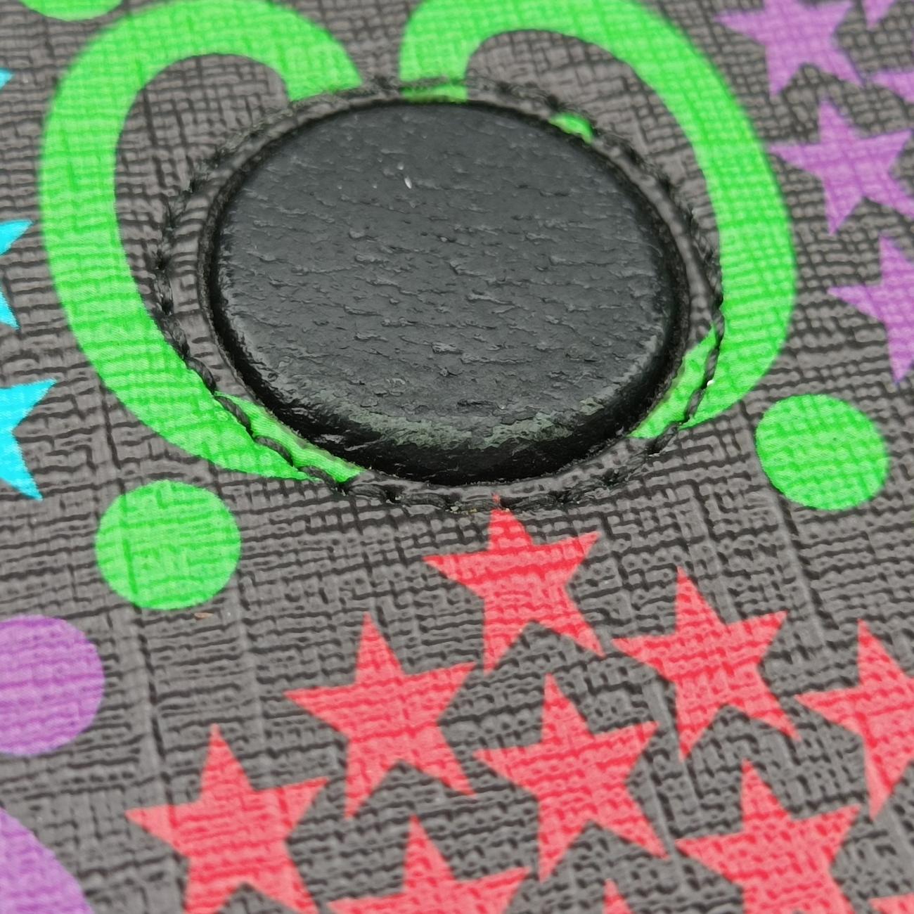 GG Psychedelic Black×Multicolour PVC coated canvas C031570545