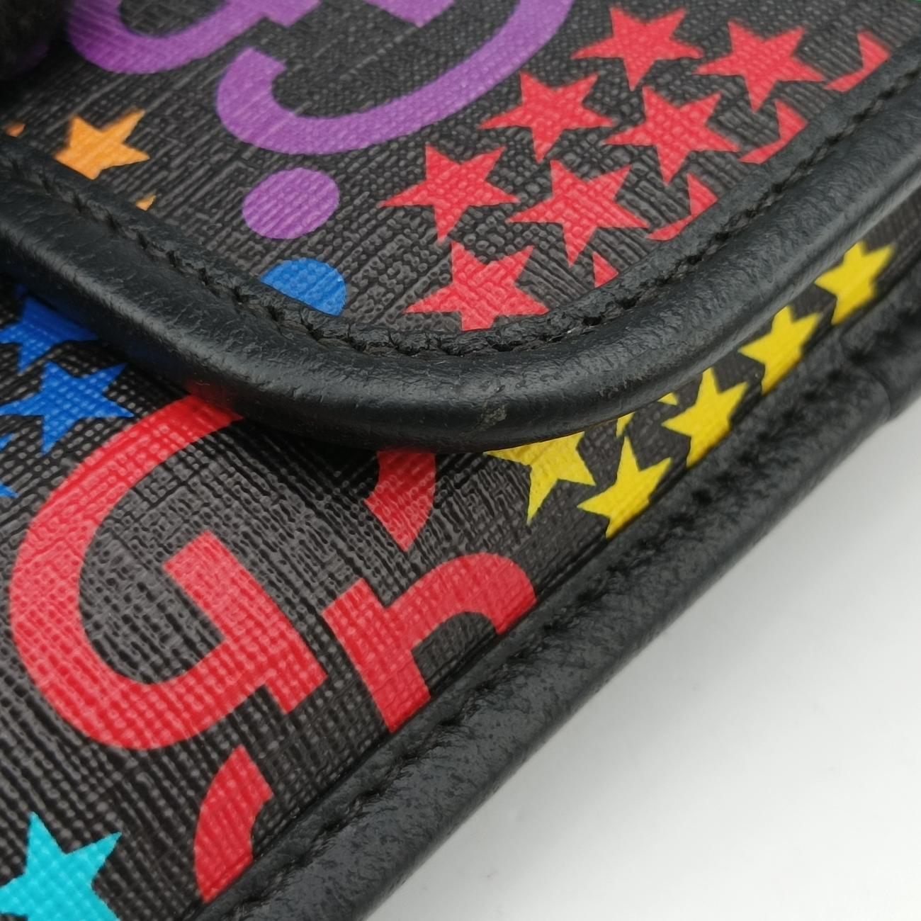 GG Psychedelic Black×Multicolour PVC coated canvas C031570545