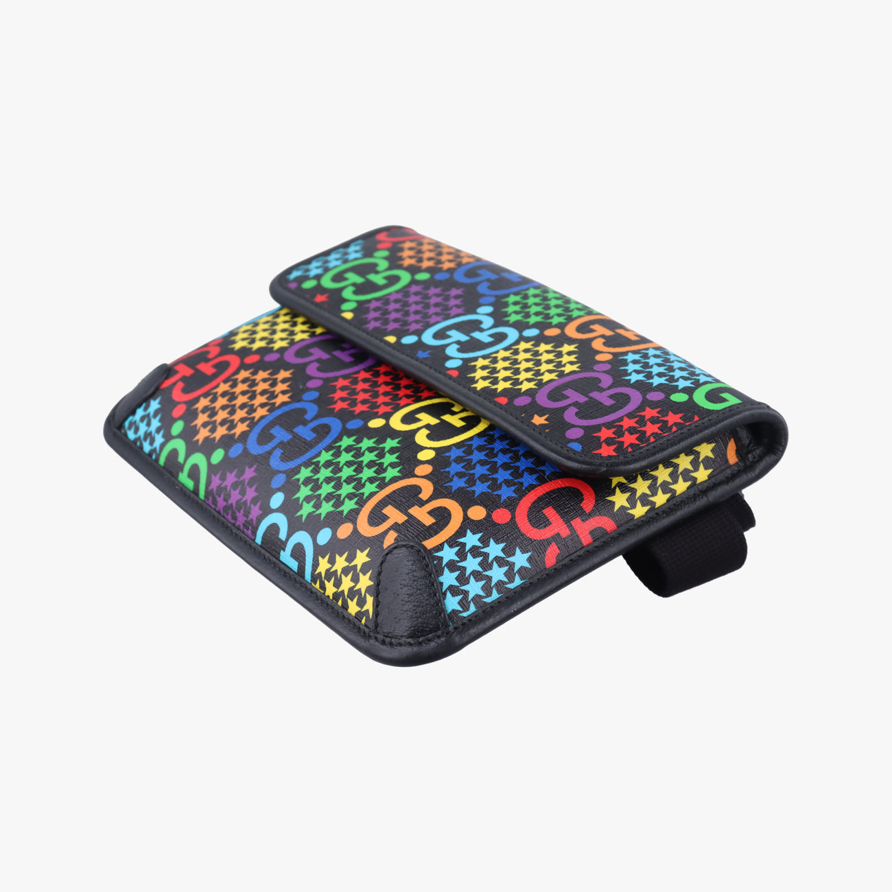 GG Psychedelic Black×Multicolour PVC coated canvas C031570545