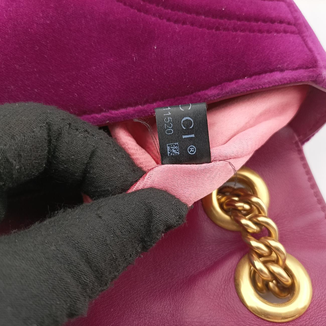 GG Marmont Rose velour E023911520