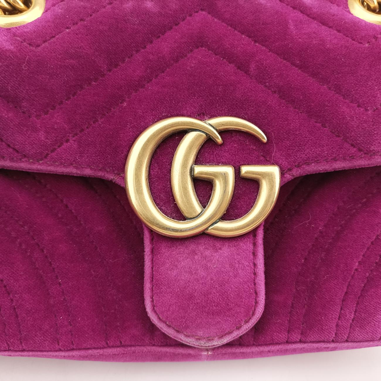 GG Marmont Rose velour E023911520