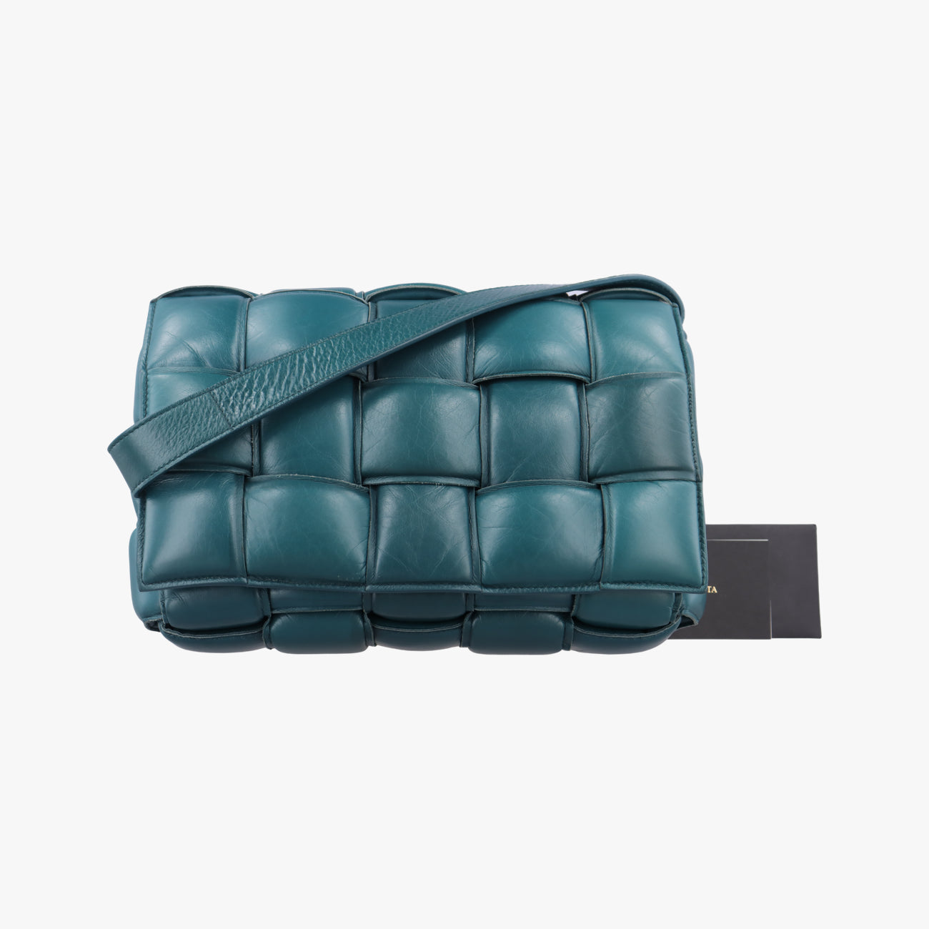 Padded CASSETTE Green lambskin B08485198X