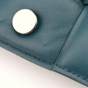 Padded CASSETTE Green lambskin B08485198X