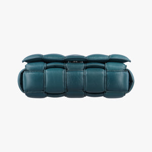 Padded CASSETTE Green lambskin B08485198X