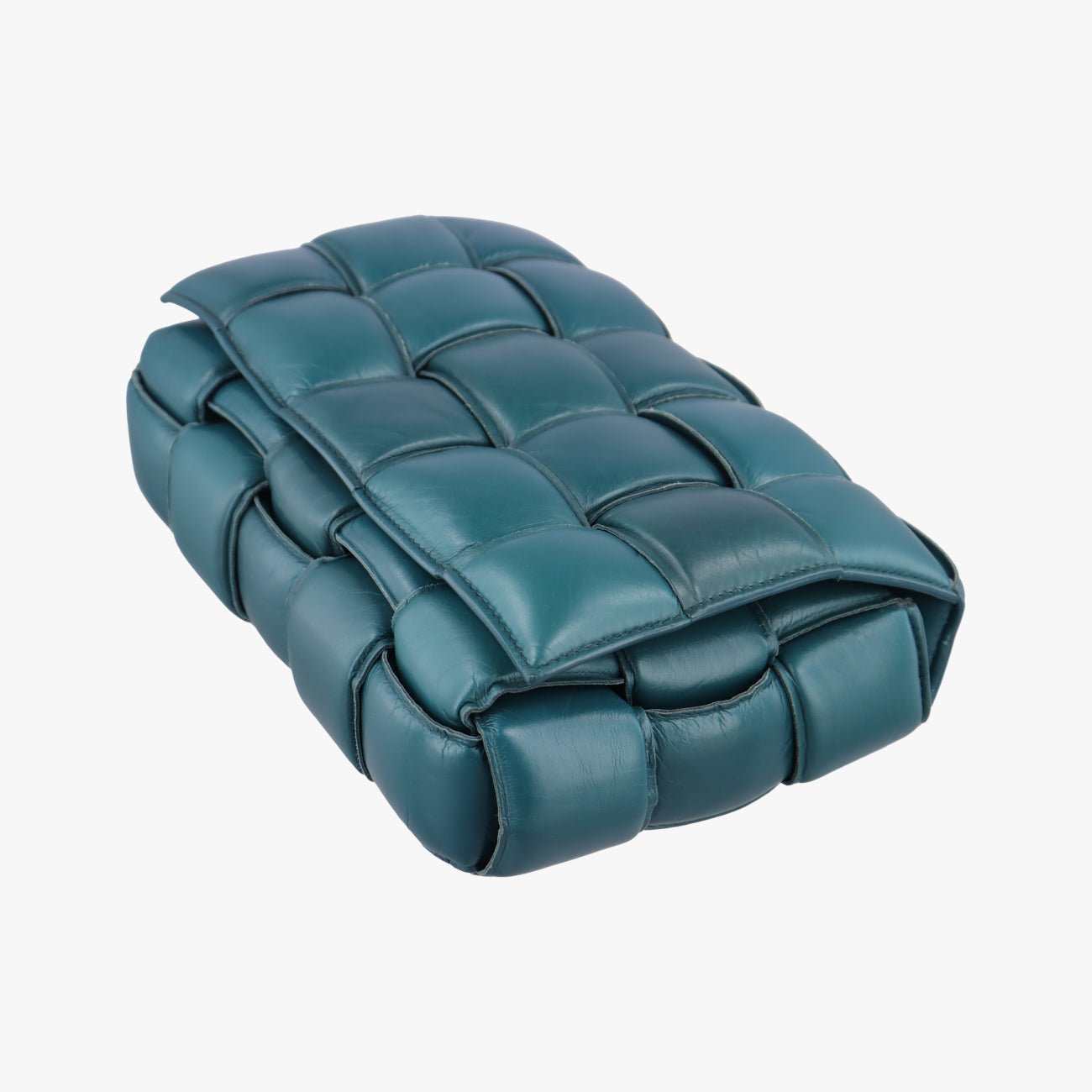 Padded CASSETTE Green lambskin B08485198X