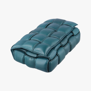 Padded CASSETTE Green lambskin B08485198X