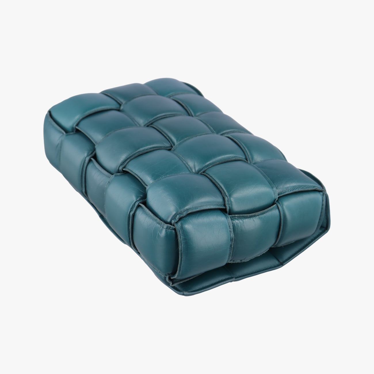 Padded CASSETTE Green lambskin B08485198X