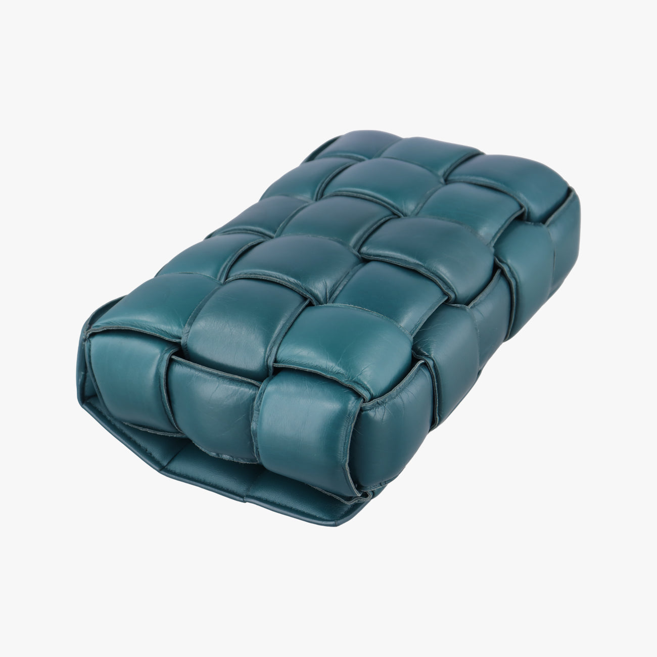 Padded CASSETTE Green lambskin B08485198X