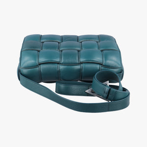 Padded CASSETTE Green lambskin B08485198X