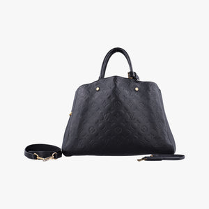 Montaigne GM Noir Monogram Empreinte SP0136