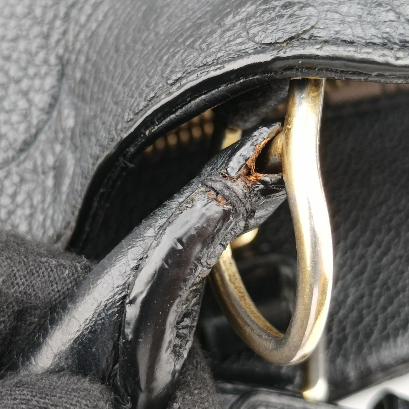 Montaigne GM Noir Monogram Empreinte SP0136
