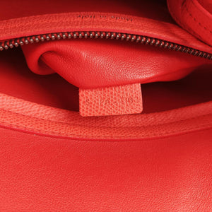 Luggage Small Square Phantom Orange Leather S-PA-1103