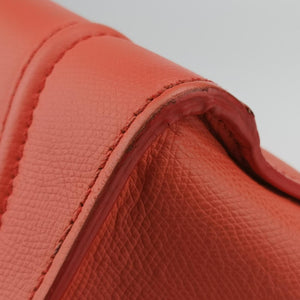 Luggage Small Square Phantom Orange Leather S-PA-1103
