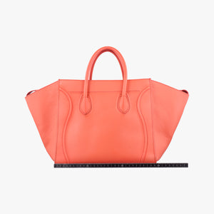 Luggage Small Square Phantom Orange Leather S-PA-1103