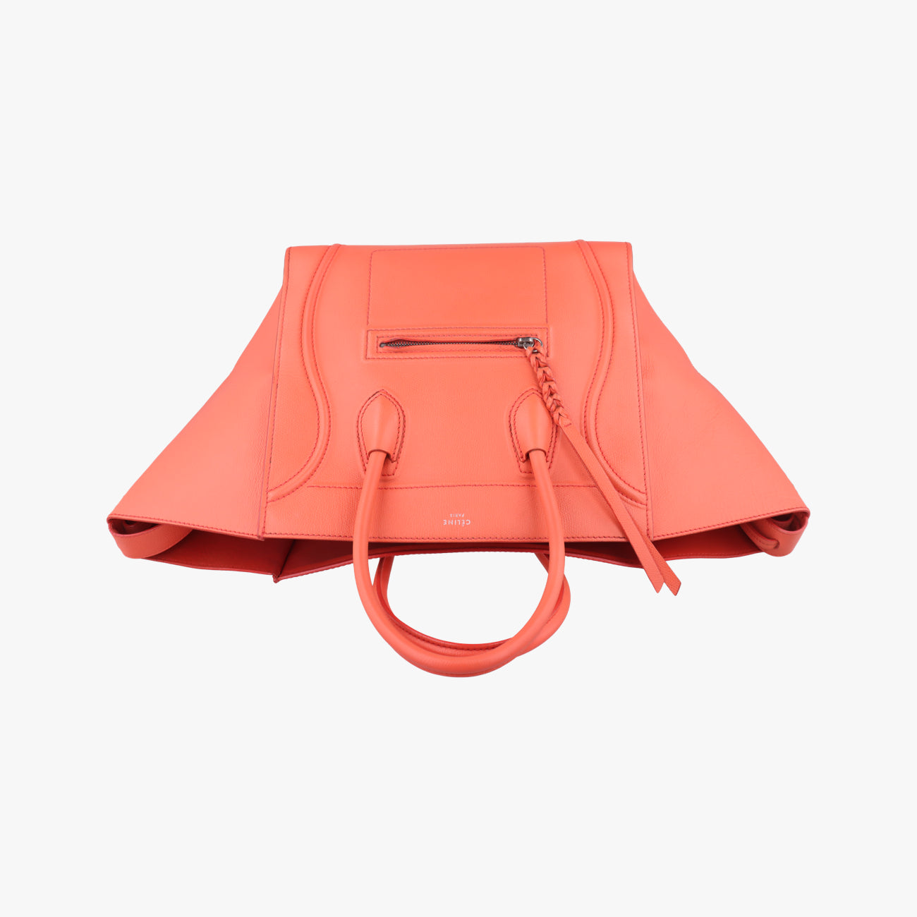 Luggage Small Square Phantom Orange Leather S-PA-1103
