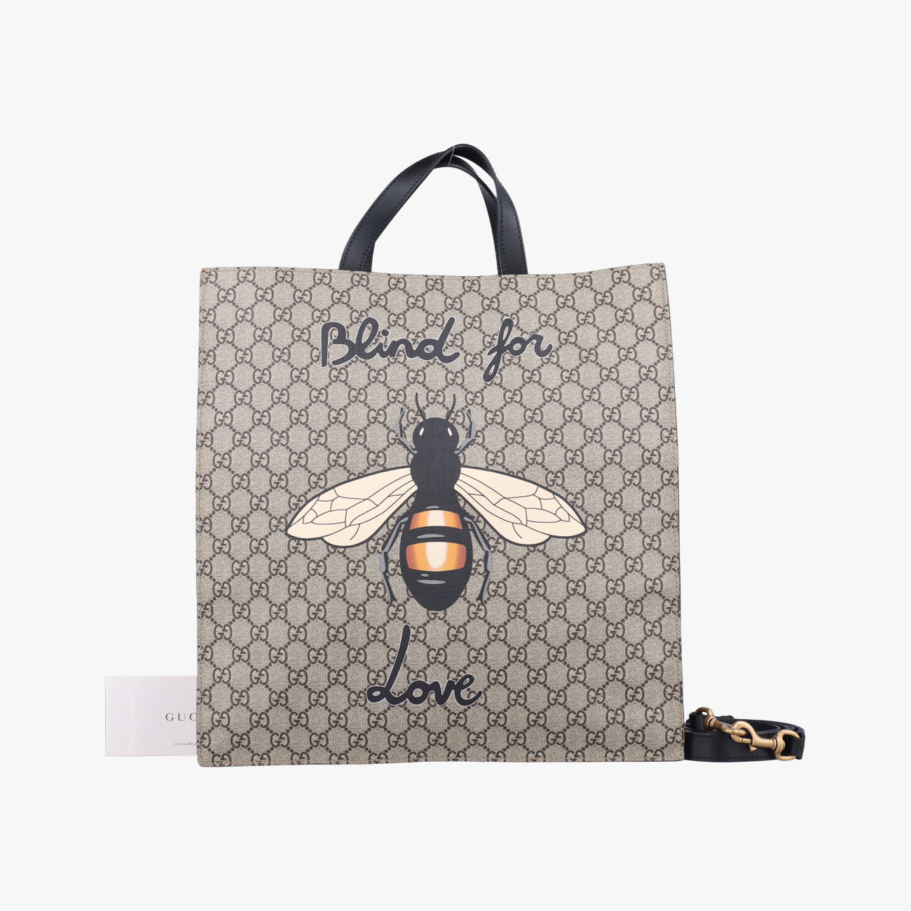 GG Supreme Bee Brown×Multicolour PVC coated canvas G023952262