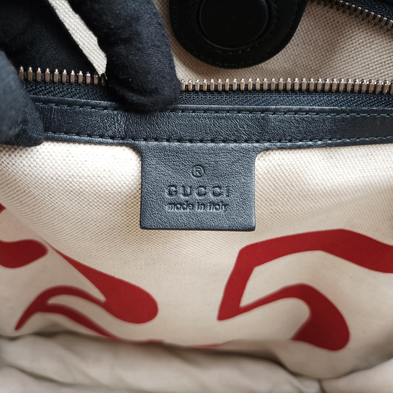 GG Supreme Bee Brown×Multicolour PVC coated canvas G023952262