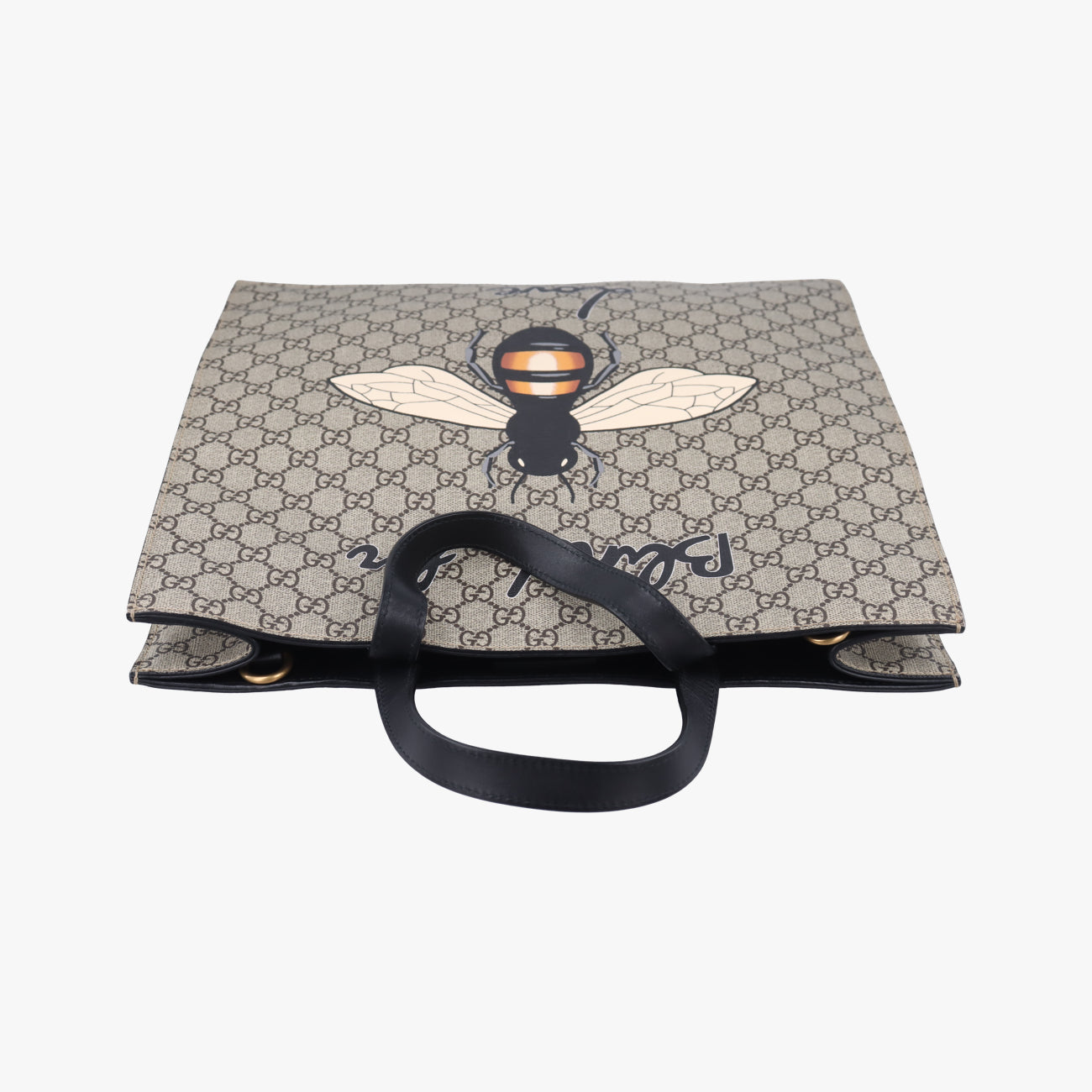 GG Supreme Bee Brown×Multicolour PVC coated canvas G023952262