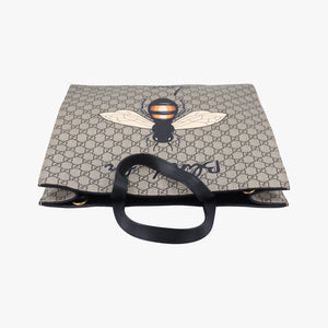 GG Supreme Bee Brown×Multicolour PVC coated canvas G023952262
