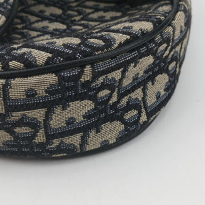 Saddlebags Gray x Navy Jacquard x Leather 21-BO-1210