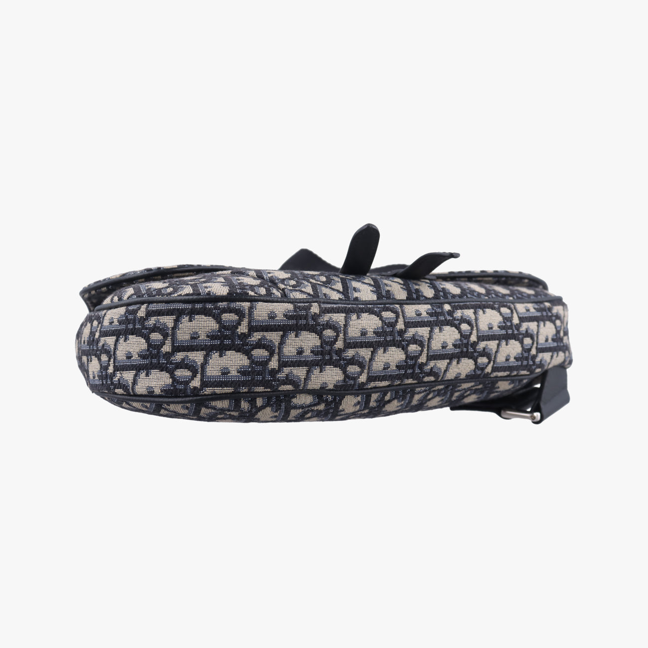 Saddlebags Gray x Navy Jacquard x Leather 21-BO-1210