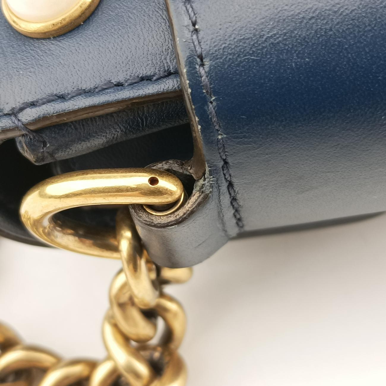 Broadway Pearl Bee Blue Leather D022501839