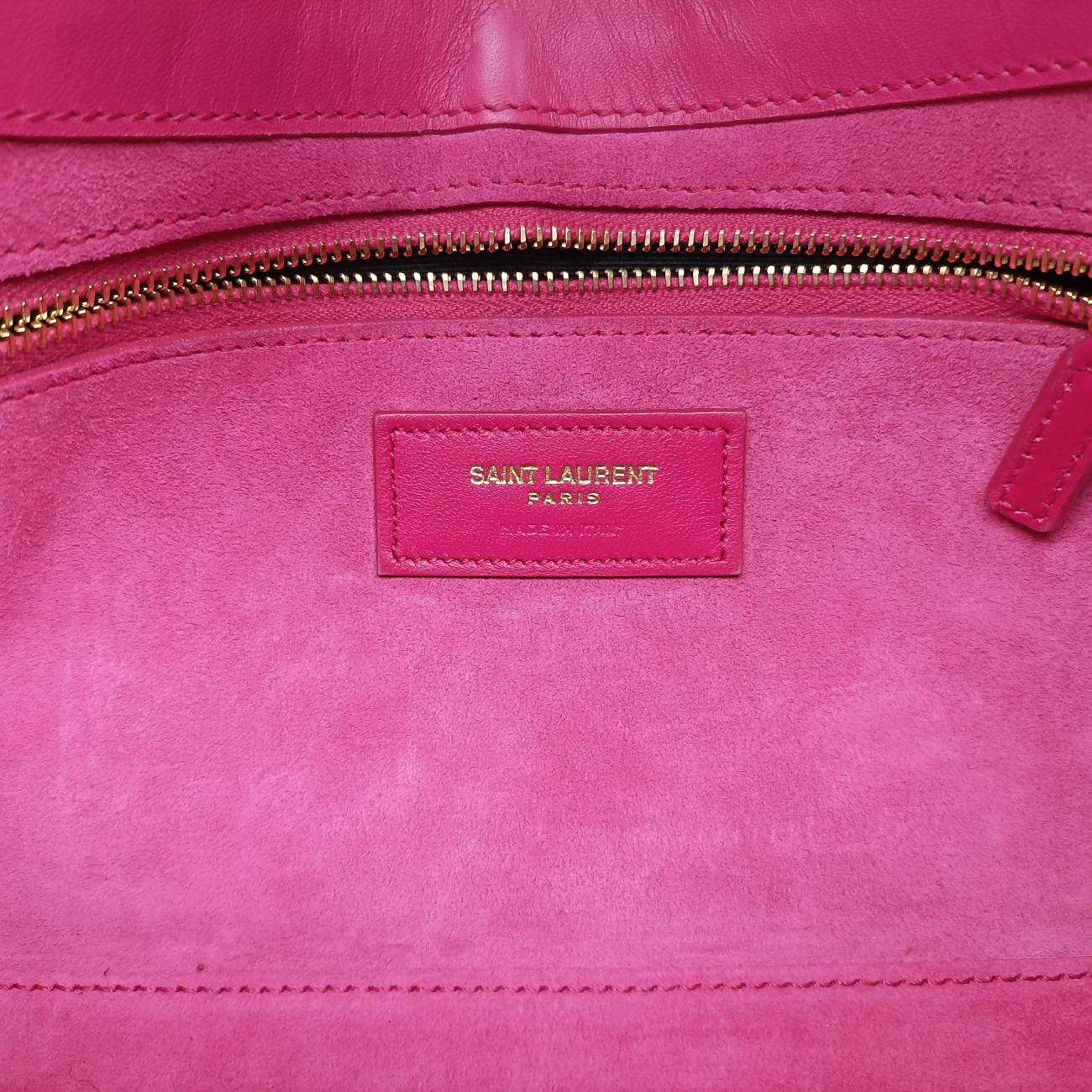 LE 5 À 7Mini Hobo Rose red Leather PLB657228.0122