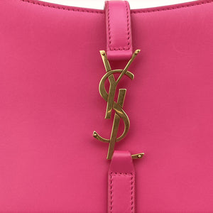 LE 5 À 7Mini Hobo Rose red Leather PLB657228.0122